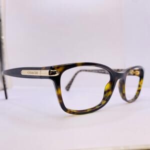 Coach Authentic Eyeglasses HC 6065 5291 Dark Tortoise Military Sig 49 [] 17 135